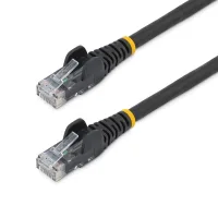 CABLE DE RED STARTECH LATIGUILLO RJ45 LSZH UTP CAT6 0.50M NEGRO