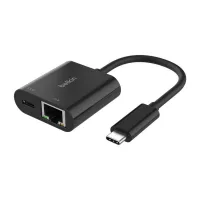 ADAPTADOR USB TIPO C A USB TIPO C / RJ45 BELKIN MACHO-HEMBRA / NEGRO