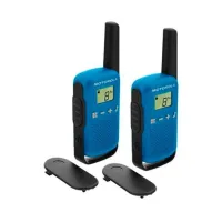 Walkie Talkie Motorola Tlkr-T42 Blue Packs 2  Pmr446  8Km  16Canales  500Mw  Clip Cinturón