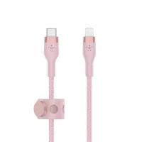 CABLE USB TIPO C A LIGHTNING BELKIN 1M/ MACHO-MACHO/ ROSA