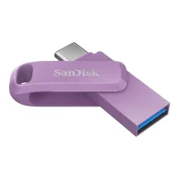 MEMORIA USB TIPO A / USB TIPO C SANDISK 128GB ULTRA DUAL DRIVE GO LAVANDA