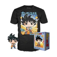 POP & TEE DRAGON BALL Z GOKU KAMEHAMEHA FUNKO + CAMISETA TALLA L UT-56667L