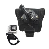 ACCESORIO SOPORTE MUÑECA AJUSTABLE CON ROTACION VELCRO DE 360 PHOENIX PARA CAMARAS SPORT & GOPRO HERO 4/3+/3/2/1 DE COLOR NEGRO 360-DEGREE ROTATION GLOVE-STYLE MOUNT