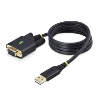 CABLE USB TIPO A A RS232 DB9 STARTECH 1M/ MACHO-HEMBRA/ NEGRO