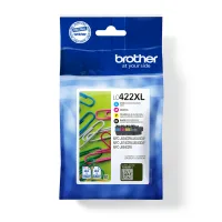 PACK CARTUCHOS TINTA BROTHER LC422XLVAL NEGRO CIAN MAGENTA AMARILLO 3000 PAGINAS/NEGRO 1500 PAGINAS/COLOR
