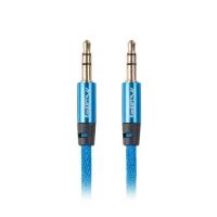 CABLE MINIJACK LANBERG 3.5MM M/M 3 PIN 2M PREMIUM AZUL