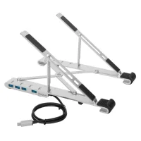BASE PARA PORTATIL TARGUS CON HUB INTEGRADO 4x USB- A PLATA