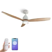 Ventilador de techo HELIX | luz LED regulable | WiFi Alexa|HAYA