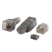 CONECTOR LANBERG RJ45 CAT 6A UTP PLUG 8P8C TOOL-LESS