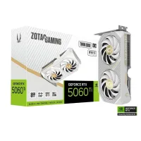 TARJETA GRAFICA ZOTAC GAMING RTX 5060 TI TWIN EDGE OC WHITE EDITION 8GB GDDR7/ 3X DP/ 1X HDMI PCI EXPRESS 5.0