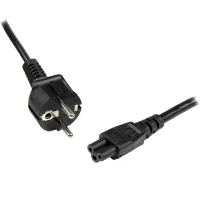CABLE SCHUKO A C5 STARTECH 1M/ MACHO-HEMBRA/ NEGRO