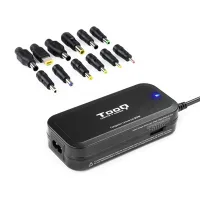 CARGADOR PORTATIL UNIVERSAL TOOQ TQLC-90BS02M 90W 1 X USB 12C NEGRO