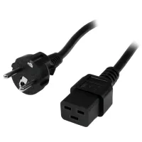 CABLE SCHUKO A C19 STARTECH 2M/ MACHO-HEMBRA/ NEGRO