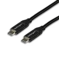 CABLE USB TIPO C STARTECH 2M/ MACHO-MACHO/ NEGRO