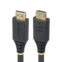 CABLE HDMI 4K CON AGARRE STARTECH 5M/ MACHO-MACHO/ NEGRO