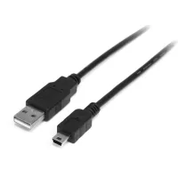 CABLE USB TIPO A A MINI USB TIPO B STARTECH 0.5M/ MACHO-MACHO/ NEGRO