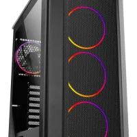CAJA NOX HUMMER QUANTUM ATX 1 X USB 3.0 2 X USB 2.0 NEGRO ARGB