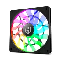 VENTILADOR CAJA NOX HUMMER SLIM 120MM NEGRO ARGB