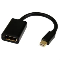 ADAPTADOR MINI DISPLAYPORT A DISPLAYPORT STARTECH.COM 0.15M/ MACHO-HEMBRA/ NEGRO