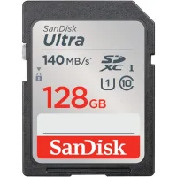 TARJETA DE MEMORIA SECURE DIGITAL SDXC SANDISK ULTRA / 128GB / CLASE 10 / SDXC / 140MB/S