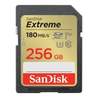 TARJETA MEMORIA SECURE DIGITAL SDXC 256GB SANDISK EXTREME CLASE 10 UHS-I U3