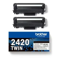PACK TONER BROTHER TN2420TWIN NEGRO LARGA DURACION 2UDS