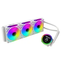 KIT DE REFRIGERACION LIQUIDA KEEP OUT XWC-360 PRO DISPLAY BLANCO