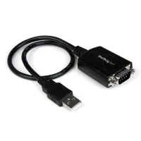 CABLE USB TIPO A A RS232 DB9 STARTECH 0.3M/ MACHO-MACHO/ NEGRO