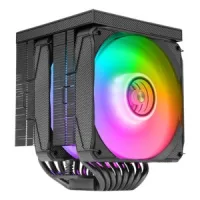 VENTILADOR CPU MARS GAMING MCPULCDPRO ARGB 2X 120MM NEGRO