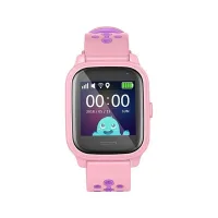 RELOJ SMARTWATCH LEOTEC KIDS ALLO GPS ANTIPERDIDA ROSA Y MORADO 1.3"