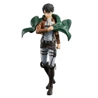 FIGURA BANPRESTO SHINGEKI NO KYOJIN ATAQUE A LOS TITANES GRANDISTA LEVI 27CM