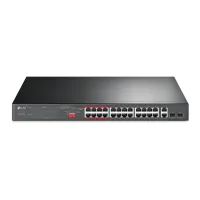 SWITCH 26 PUERTOS TP-LINK TL-SL1226P 24 PUERTOS 10/100 2 PUERTOS POE+