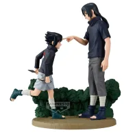 FIGURA BANPRESTO NARUTO SHIPPUDEN MEMORABLE SAGA SASUKE UCHIHA & ITACHI UCHIHA 14CM