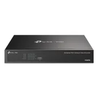 VIDEOGRABADOR SEGURIDAD TP-LINK VIGI NVR1008H-OP 8 Canales 16mp 8xrj45 Poe+ 53w Hdmi 4k H.265+ Sata 2xusb