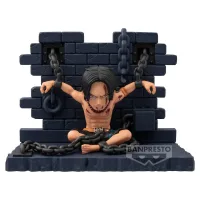 FIGURA BANPRESTO ONE PIECE WORLD COLLECTABLE FIGURE LOG STORIES PORTGAS D.ACE IMPELDOWN 8CM