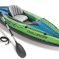 Intex 68305 - Kayak K1 deportivo inflable 1 persona max 100 kg PVC 274 x 76 x 33 cm