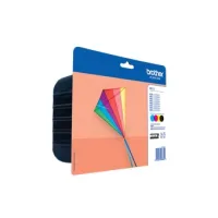 PACK CARTUCHOS TINTA BROTHER LC223VALBP NEGRO CIAN MAGENTA AMARILLO 550 PAGINAS