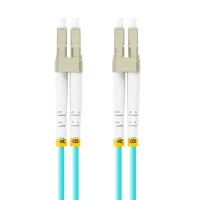 LATIGUILLO FIBRA OPTICA LC/UPC LANBERG 3M MULTI DUPLEX OM3 50/125 LSZH AZUL