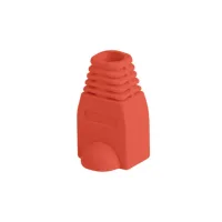 FUNDA PROTECTORA LANBERG PLB-1000-R PARA CONECTOR RJ45 PACK DE 100 UNIDADES ROJO