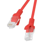 CABLE RED LANBERG LATIGUILLO CAT.6 UTP 1M ROJO FLUKE PASSED