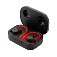 Auriculares Deportivos Phoenix Spartan Bluetooth 5.3 Manos Libres Accesorios Intercambiables Detalles en Rojo