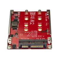 ADAPTADOR M.2 A SATA STARTECH PARA BAHIA 2.5" ROJO