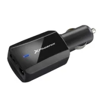CARGADOR ADAPTADOR UNIVERSAL 90W PHOENIX PHLAPTOPCARCHARGER PARA COCHE / VEHICULO/ MECHERO PARA PORTATIL / NETBOOKS /  PUERTO USB 5V INCLUYE 12 TIPS