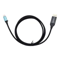 CABLE DISPLAYPORT A USB TIPO C I-TEC 1.5M/ MACHO-MACHO/ NEGRO
