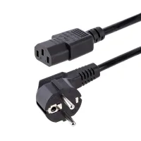 CABLE SCHUKO A C13 STARTECH 2M/ MACHO-HEMBRA/ NEGRO