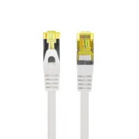 CABLE RED LANBERG LATIGUILLO CAT.6A S/FTP LSZH CU 1M GRIS FLUKE PASSED