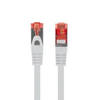 CABLE RED LANBERG LATIGUILLO CAT.6 S/FTP LSZH CU 1M GRIS FLUKE PASSED