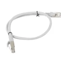 CABLE RED LANBERG LATIGUILLO CAT.6 UTP 0.5M GRIS FLUKE PASSED
