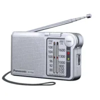 RADIO PANASONIC RF-P150DEG-S SINTONIZADOR AFC COLOR PLATA