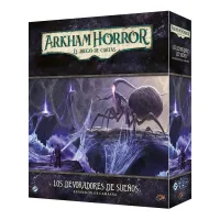 JUEGO DE MESA ARKHAM HORROR LCG LOS DEVORADORES DE SUEÑOS EXPANSION CAMPAÑA EDAD RECOMENDADA 14 AÑOS